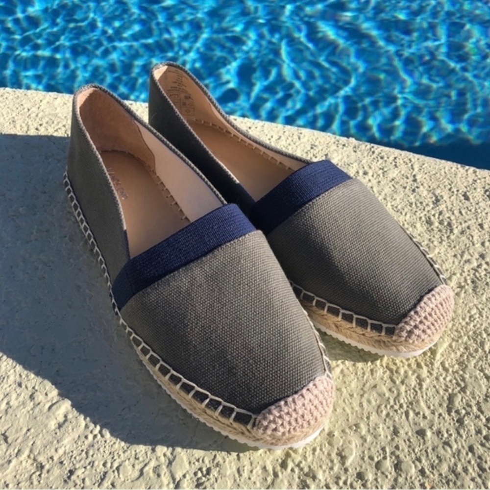 Lands End Espadrilles Womens Shoes 10B